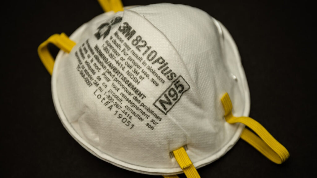 Bake N95 face masks to clean